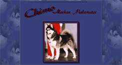 Desktop Screenshot of chimomalamutes.net